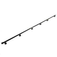 Urban Contemporary Aluminum Complete Handrail Grab Bar Set, Brackets Included, Matt Black Powder Coated Finish