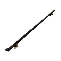 Modern Minimalist High Strength Aluminum Handrail Grab Bar, Brackets Included, Matt Black / Bronze Powder Coat
