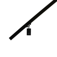 Modern Minimalist High Strength Aluminum Handrail Grab Bar, Brackets Included, Matt Black Powder Coat