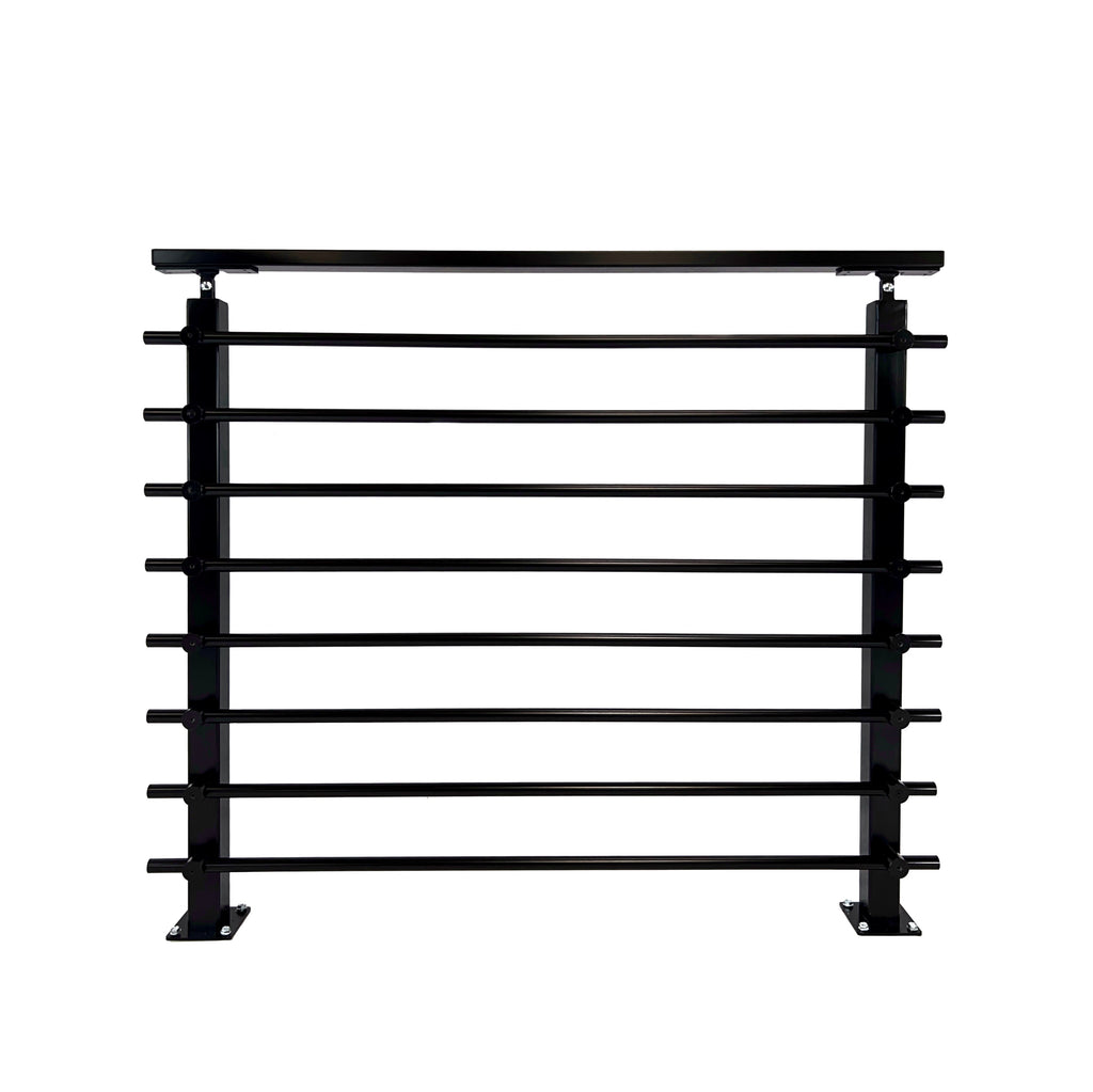 Sliding Adjustable Railing Modern Horizontal Fully Adjustable Railing Banister System, for Stairc