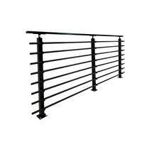 Modern Horizontal Adjustable Railing Banister System, for Staircases, Balconies, and Decks, Complete Guard Railing Kit