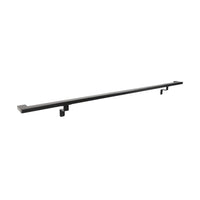Rustic Farmhouse Aluminum Complete Handrail Grab Bar Set, Brackets Included, Black Powder Coated Finish
