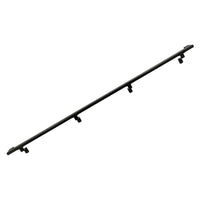 Rustic Farmhouse Aluminum Complete Handrail Grab Bar Set, Brackets Included, Black Powder Coated Finish