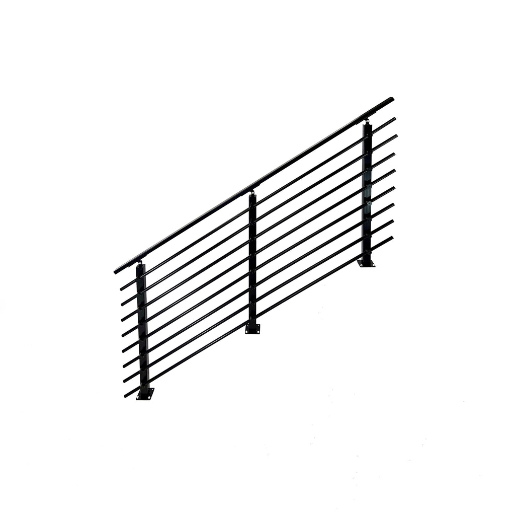 Modern Horizontal Fully Adjustable Railing Banister System, for Stairc